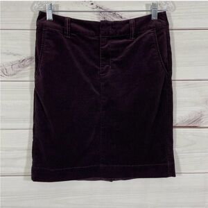 Eddie Bauer Rich Purple Pencil Skirt